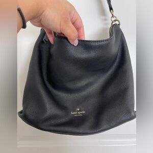 Kate Spade Charcoal Hobo Bag